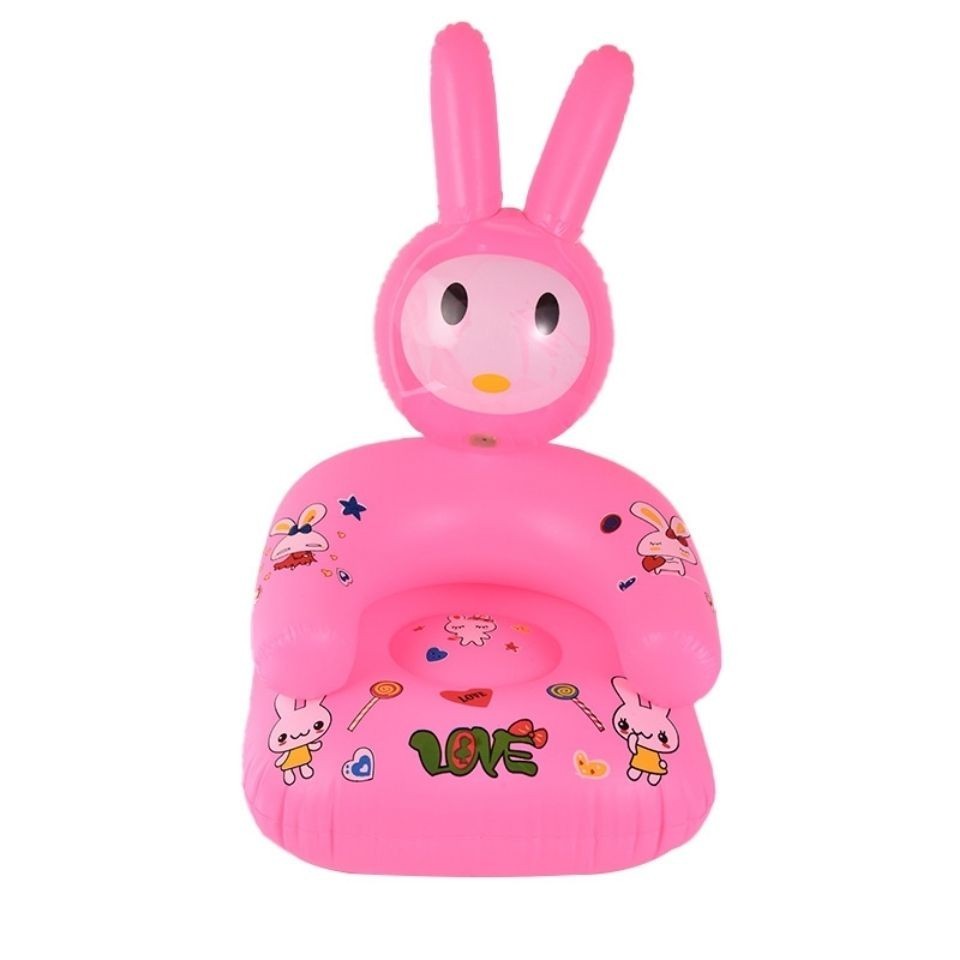 充氣兔子沙髮充氣佩奇沙髮兒童座椅充氣玩具充氣沙髮小孩充氣椅 限時下殺