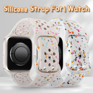 防水運動矽膠錶帶相容 Apple Watch 49 毫米 45 毫米 44 毫米 41 毫米 40 毫米 38 毫米 4