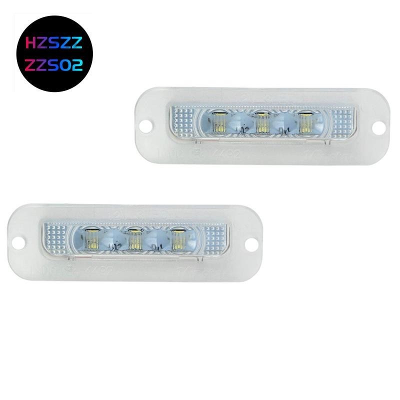 適用於梅賽德斯-奔馳 W463 G500 G550 G55 AMG 的汽車 LED 牌照燈