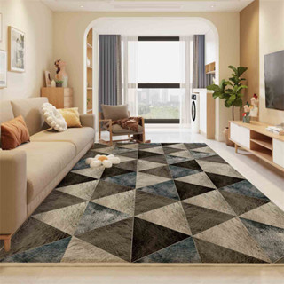 客廳地毯 主臥室內ins風 床邊地毯 正方形家居 大面積地毯 床邊地毯 地墊