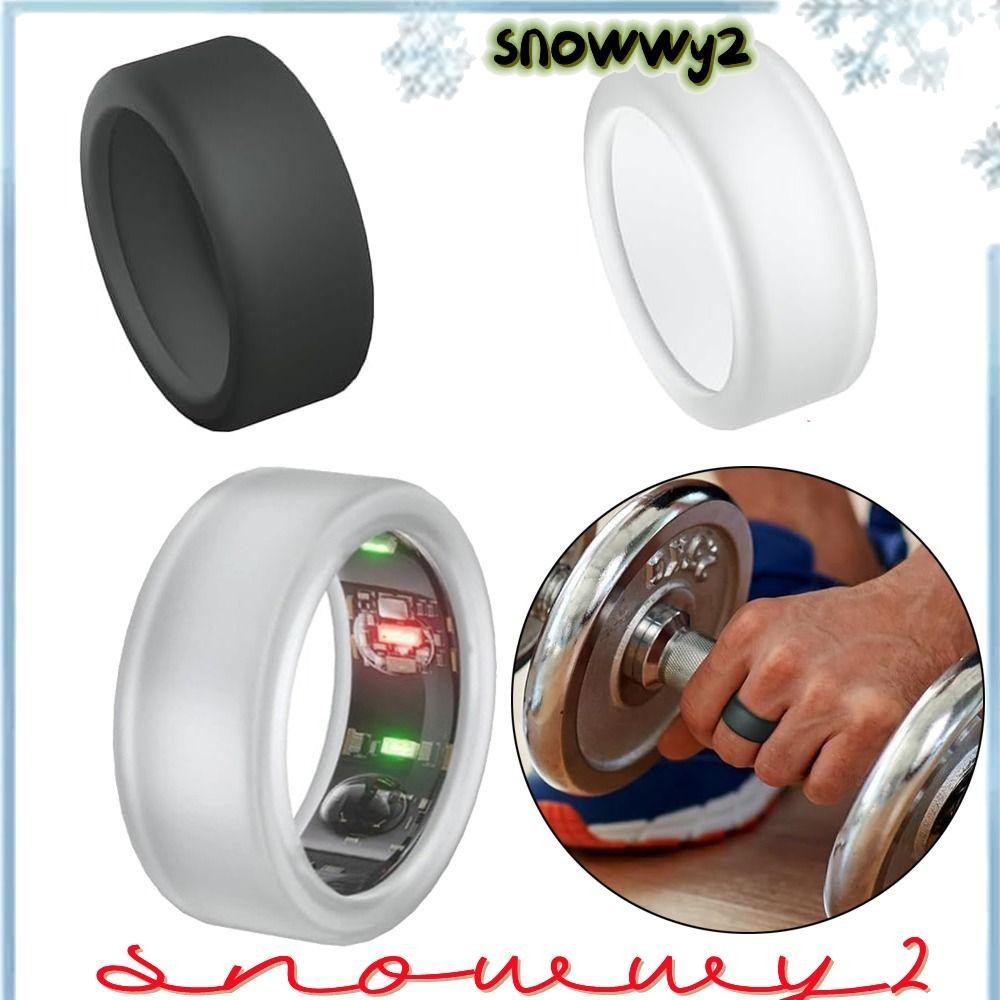 SNOWWY2硅膠圈蓋,正在鍛鍊珠寶收納盒智能環保護器,經久耐用防震防刮硅膠蓋Oura戒指Gen3