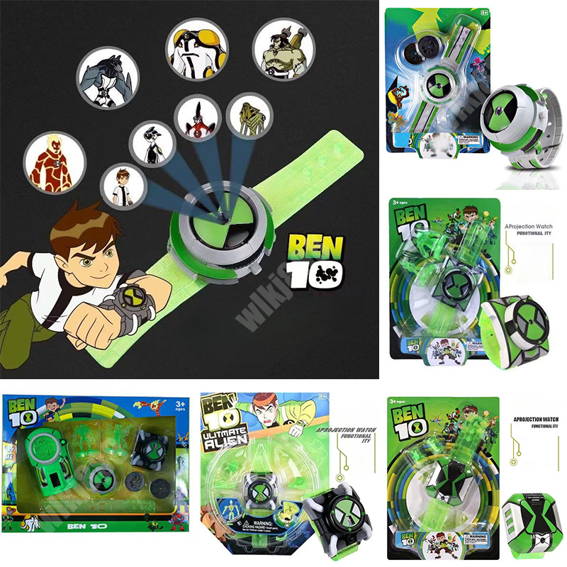 Omnitrix Ben 10 手錶 Heatblast Way Big Benwolf 同上外星人查看器投影儀手錶兒童