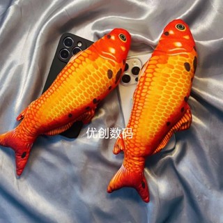 Tik Tok 超級紅鯉魚適用於 iPhone 14 手機殼 iPhone X/XR XS Max/6s/6/7 /8