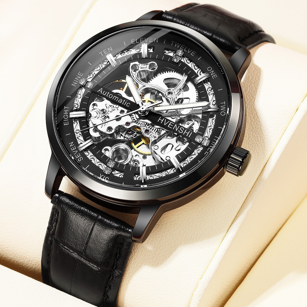 高級手錶腕錶皇師手錶男士鏤空機械錶防水男士瑞士腕錶全自動陀飛輪品牌男款手錶