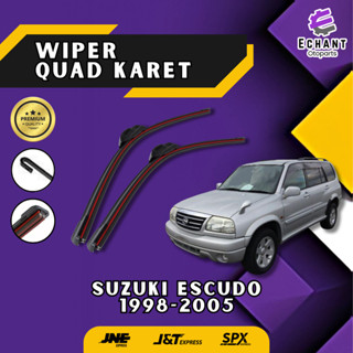 SUZUKI 鈴木 Escudo 汽車雨刷 1998 2005 四橡膠模型 1 套左右