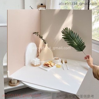 夏天新品☞拍照背景板靜物美食攝影道具立體ins風白色PVC純色背拍照背景板拍攝背景板jimyu1984