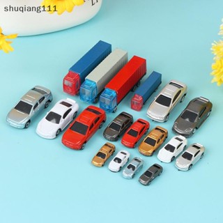 < Stw> 1:100-200 娃娃屋微型汽車卡車集裝箱模型汽車玩具娃娃裝飾玩具。