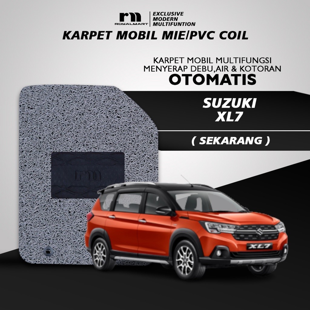 Royal Mart 汽車地毯 Suzuki Ertiga 2018 2023 XL7 全套地毯麵條粉絲高級門墊 PVC