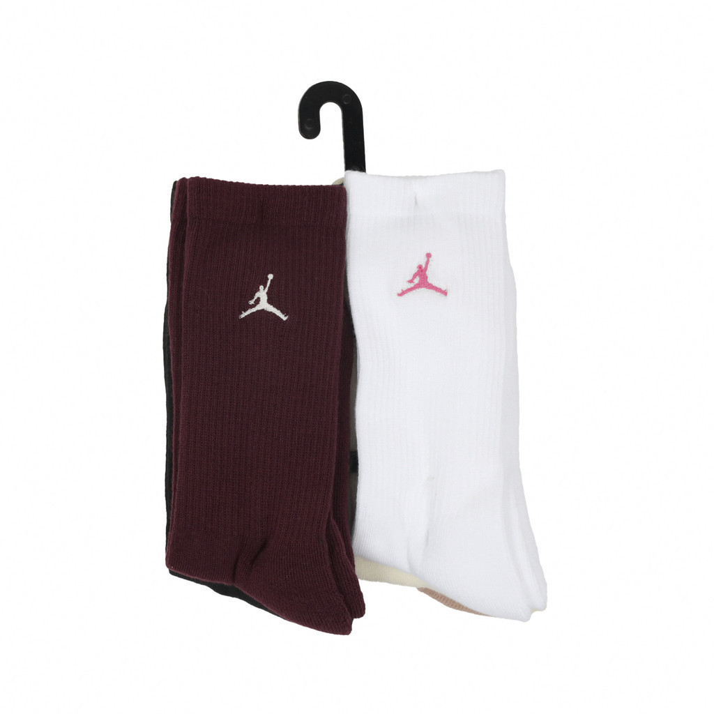 Nike 襪子 Jordan Everyday 大童襪 六入 長襪 中長 毛巾布【ACS】JD2413037GS-001