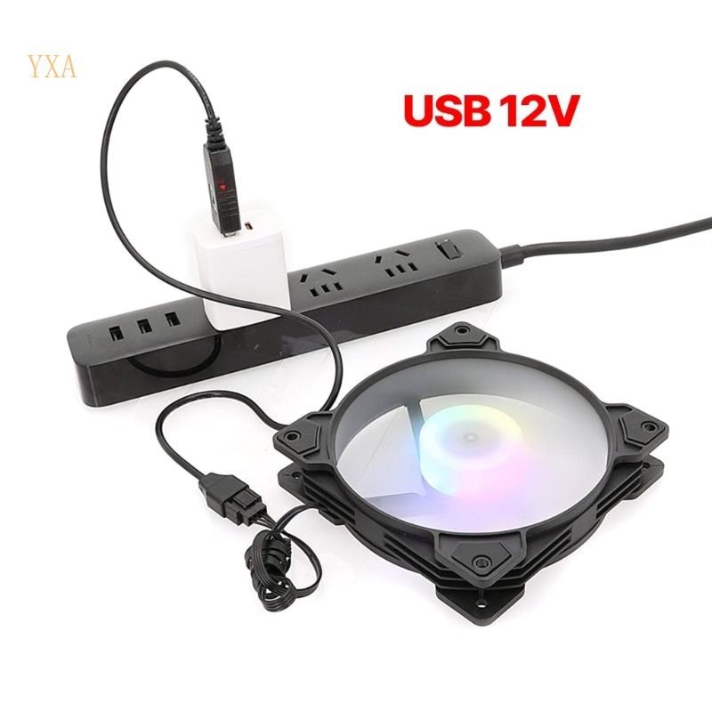 Yxa USB 5V 至 12V 風扇電纜適配器 USB 至 4Pin 連接器,用於 PC 機箱風扇電源適配器轉換器