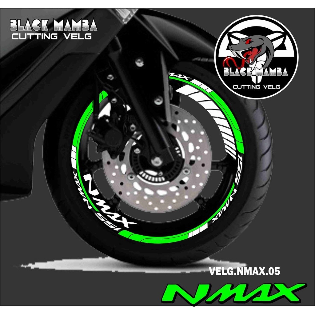 山葉 切割貼紙輪輞 NMAX 貼紙 LIS 列表變化輪胎/VELG YAMAHA NMAX 05