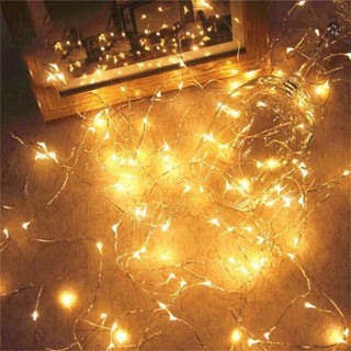 Fairylight Firefly LED 燈串暖黃色裝飾禮品籃,花籃,鈕扣電池