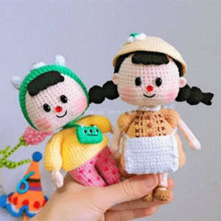 多款玩偶 diy材料包 自製玩偶 DIY多妹材料包 毛線編織蜜蜂青蛙耶誕胖琪琪多妹系列娃娃