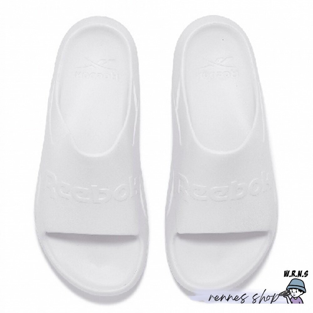 Reebok 男鞋 女鞋 拖鞋 厚底 一體成形 CLEAN SLIDE 白 100200309