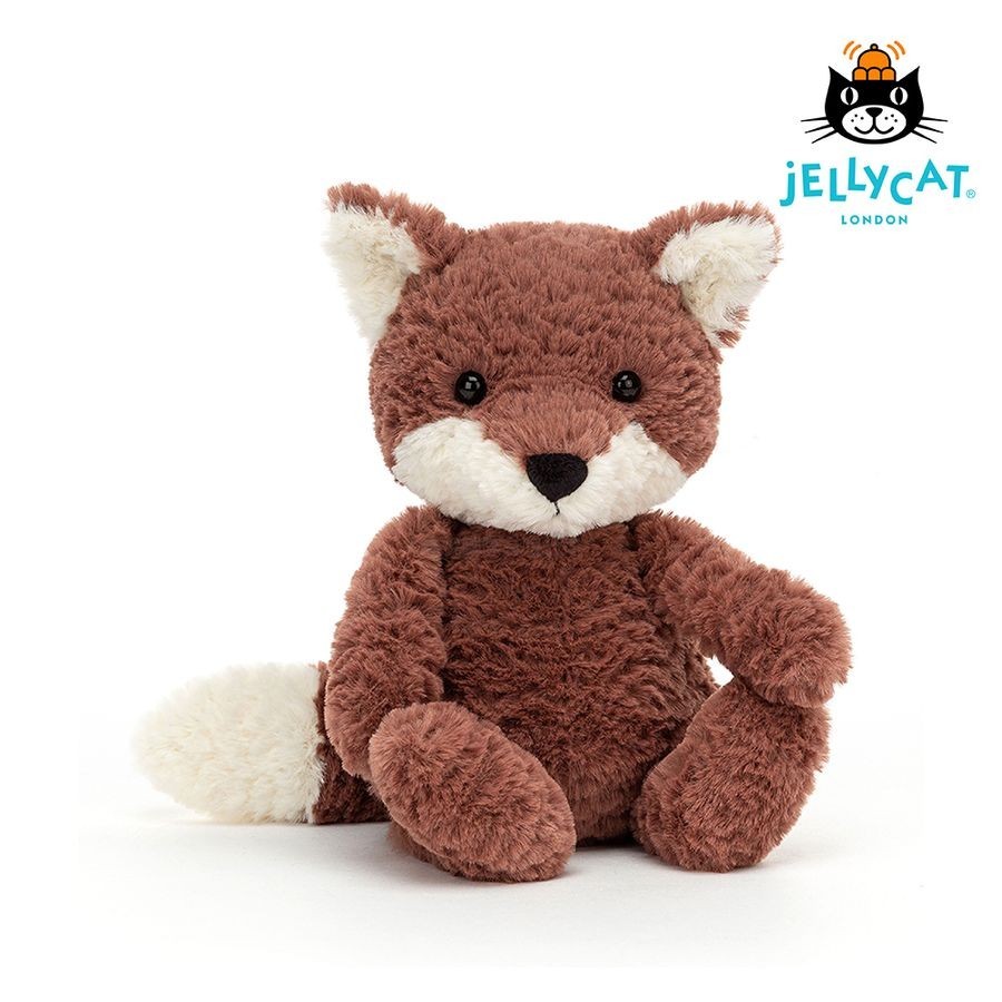 Jellycat捲捲毛狐狸玩偶/ 20cm eslite誠品