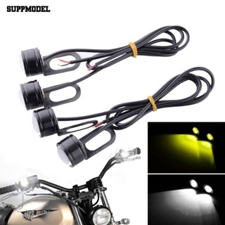 Suppmodel 2Pcs 5630 SMD LED 摩托車車把聚光燈前照燈行車燈燈