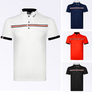 高爾夫服裝 短袖戶外運動POLO衫 速乾透氣golf衣服訂製球衣