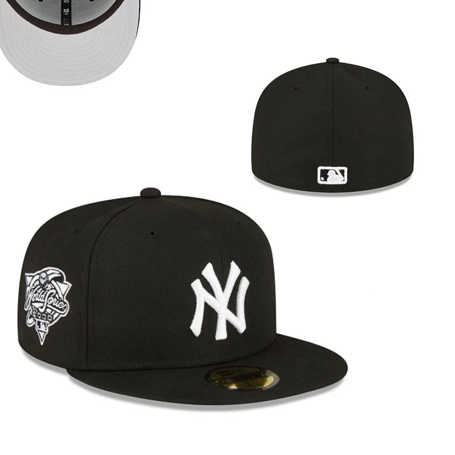 上品全帽紐約洋基貼合帽男女MLB 59五度全圍帽運動刺繡帽子