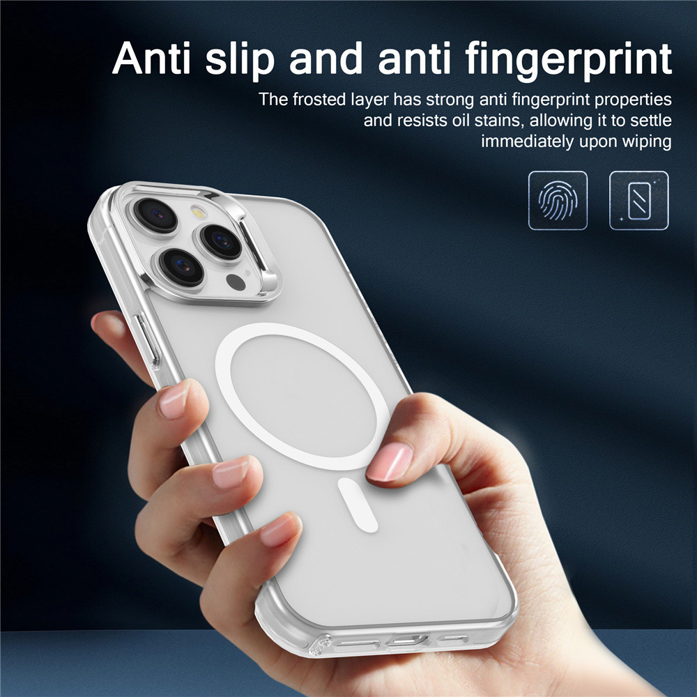 彩銀 無線充電亞克力外殼 適用於iPhone 15 14 13 12 11 Pro Max 手機保護套