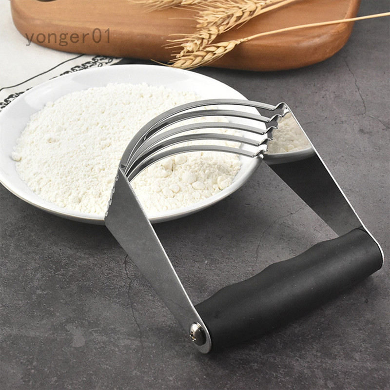 Yonger 不鏽鋼打粉器 五層弧形麵糰攪拌器 烘焙麵粉切刀壓薯器