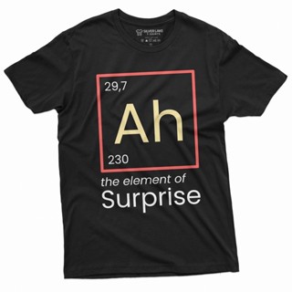 有趣的啊驚喜元素 T 恤化學化學家元素週期表 T 恤