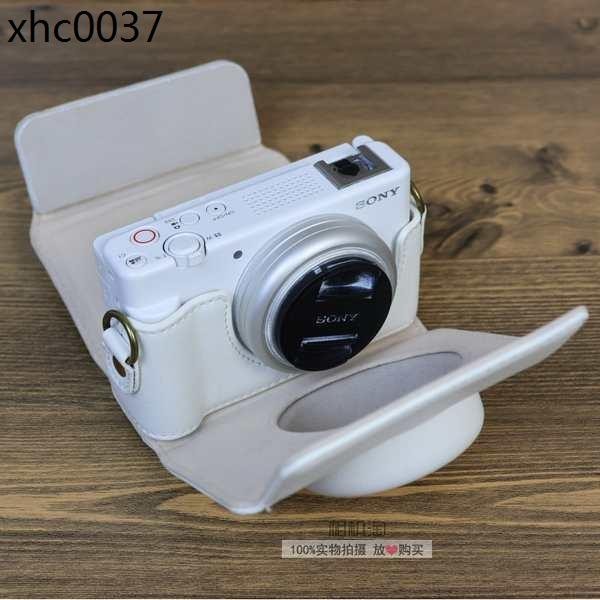 熱賣. 適用索尼ZV1F ZV1II微單相機包 zv1M2皮套 ZV1保護套 復古攝影包