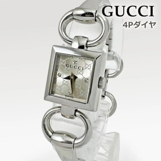 GUCCI 古馳 手錶 馬銜扣 鑽石 mercari 日本直送 二手