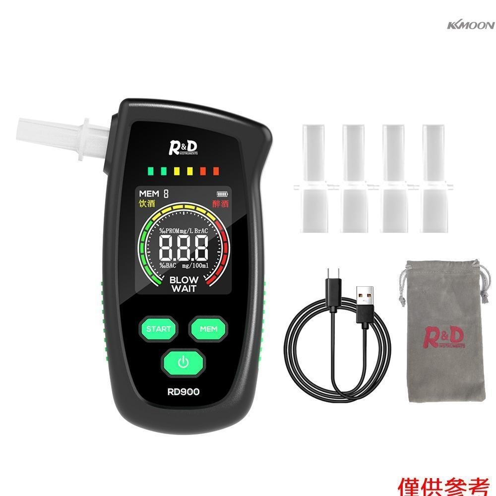 高精度酒精測試儀便攜式數字led顯示屏呼吸測試儀usb充電式呼吸測試儀呼吸分析儀酒精檢測裝置