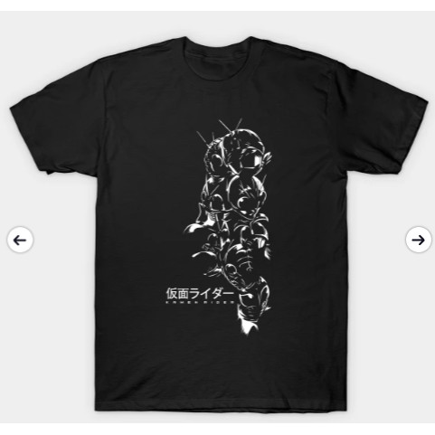 假面特攻隊（假面騎士Kamen Rider）動漫圖案印花男士百分百純棉圓領短袖上衣/男童女童尺寸110-150短袖T恤