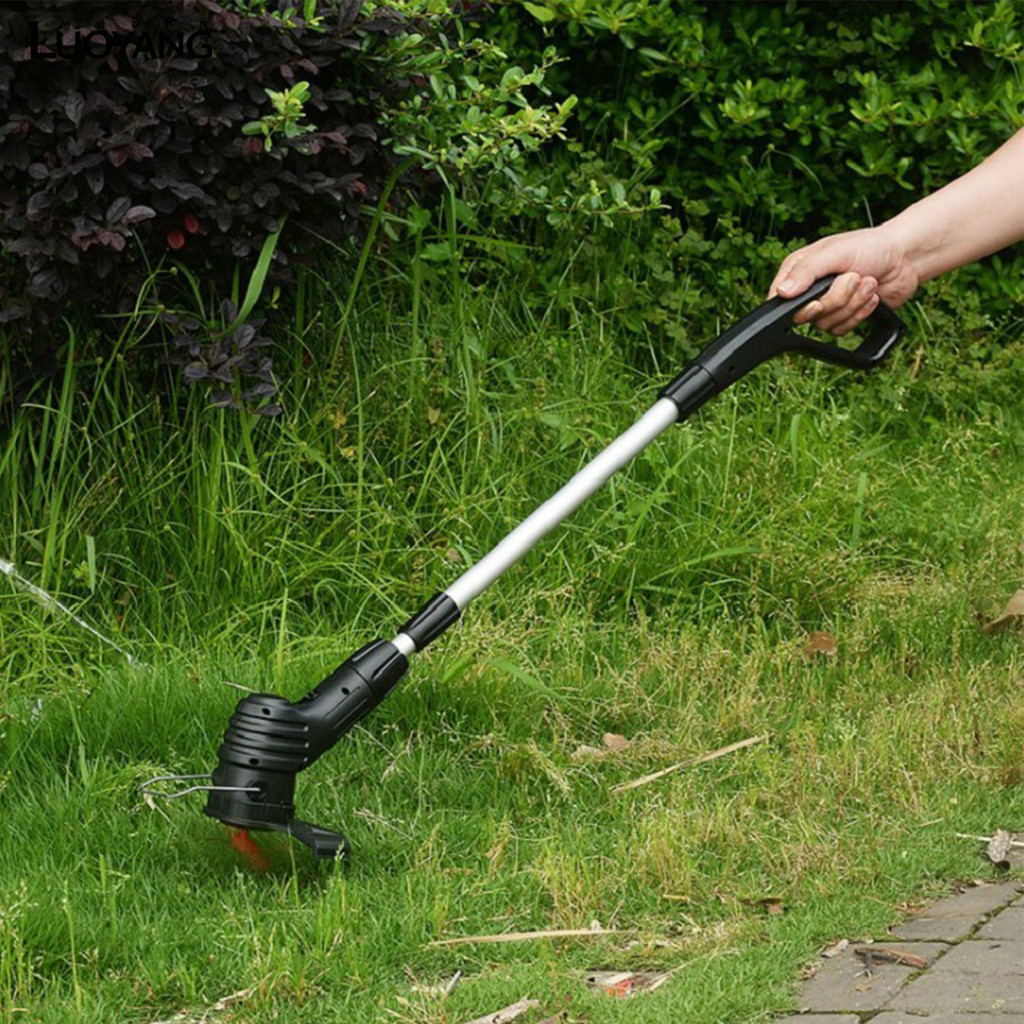 洛陽牡丹 電動割草機 手持式USB充電無線小型除草機 剪草機 家用草坪修剪打草
