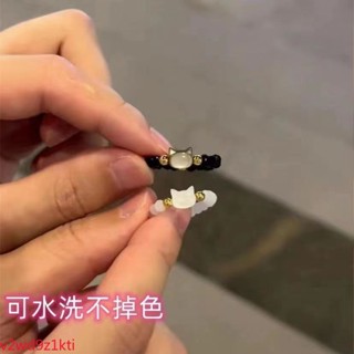 ‥臺灣出貨‥【5.1萬人收藏】高階顏值貓咪閨蜜戒指ins學生小眾不掉色女生禮物抖音同款‥