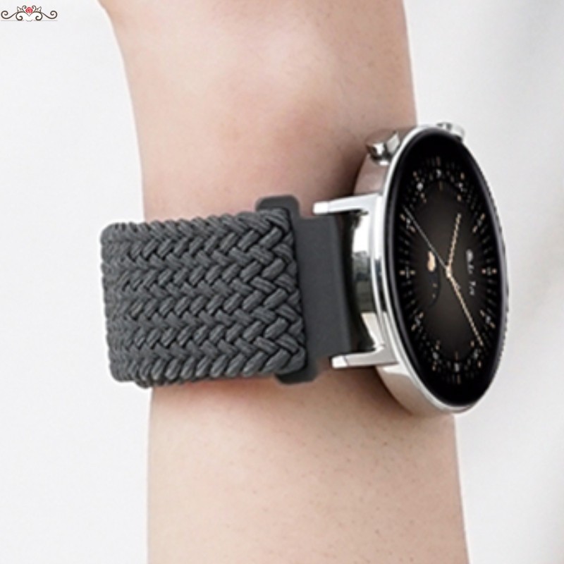 尼龍編織磁吸扣錶帶 小米 watch s1/s2 22MM錶帶 小米s1 active 錶帶 透氣高級時尚女款手錶帶