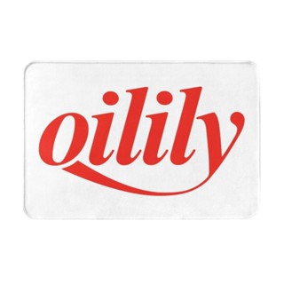 OILILY logo (3) 浴室防滑地墊 廁所衛生間腳墊 門口吸水速乾進門地毯 洗手間墊 法蘭絨防滑地墊16x24i