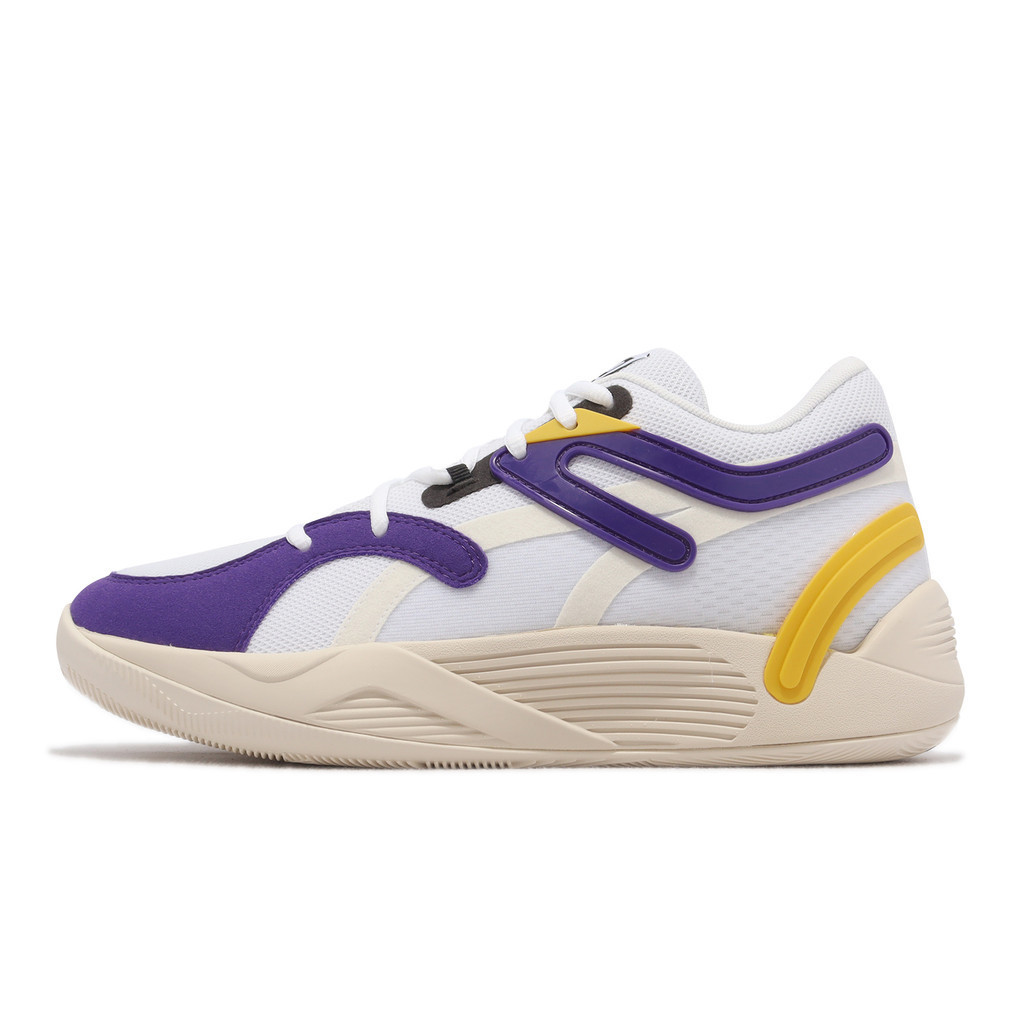 Puma 籃球鞋 TRC Blaze Court Lakers 白 黃紫 男鞋 湖人隊 【ACS】 37658207