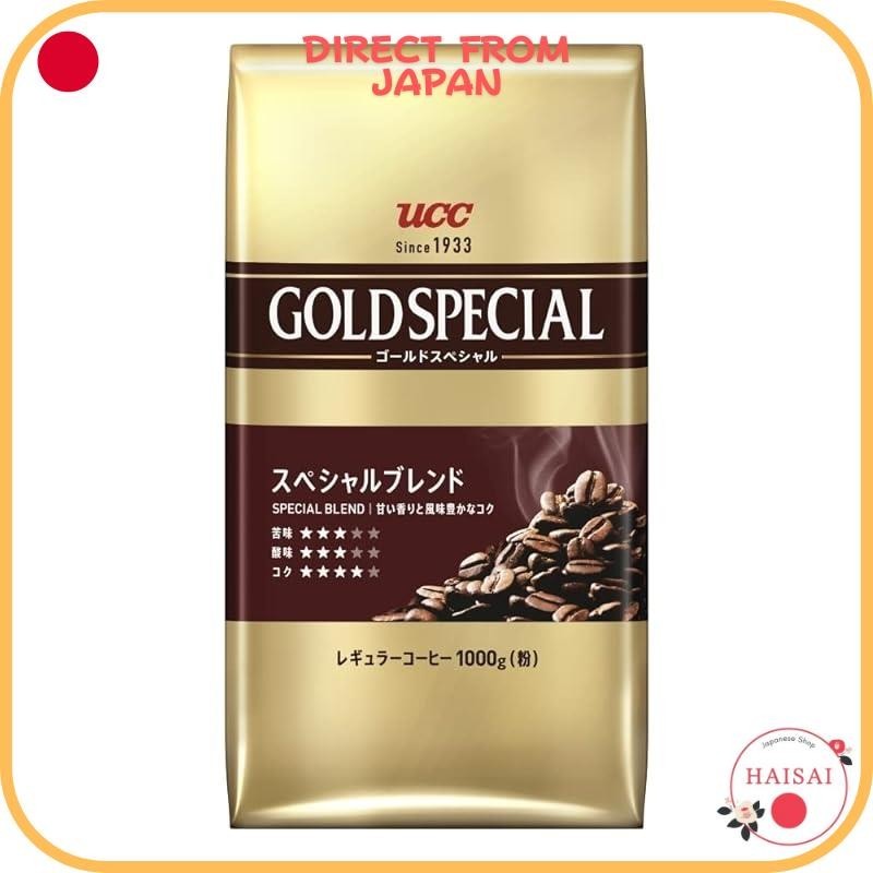 UCC Gold Special 特别混合咖啡豆（粉末）1000 克