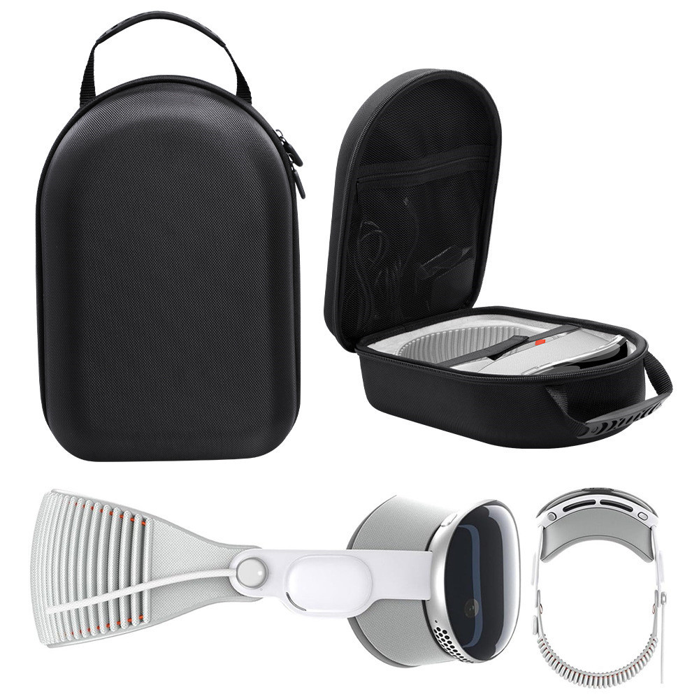 適用於 Vision pro 收納包 MR VR 耳機 EVA 收納包手持硬殼儲物袋收納包
