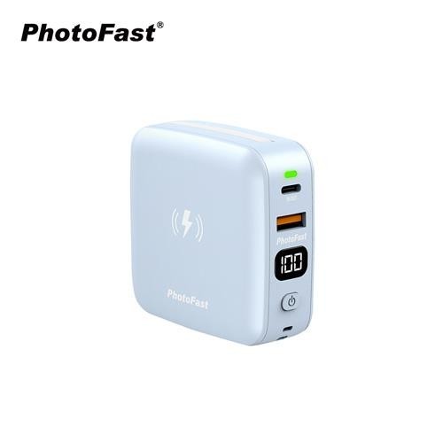 PhotoFast MUTICharge Ultra迷你萬用充行動電源 10000mAh 淺藍色