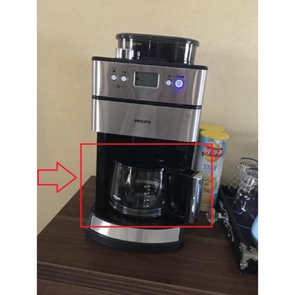 飛利浦PHILIPS HD7751咖啡機玻璃壺過濾網專用過濾紙滴漏閥配件