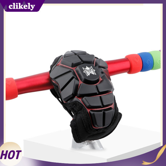 Clikely 防撞平衡車把立套配件通用黑色軟胸保護套兒童安全