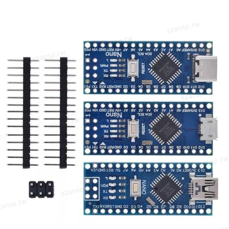 適用於 Arduino 5V Nano 3.0 ATmega328P Micro USB mini type c 控制器