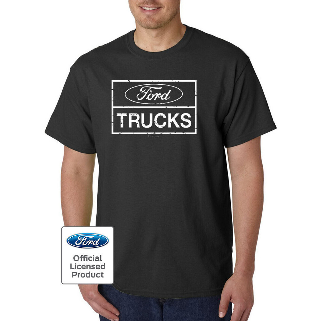 Ford Trucks 仿舊徽標 T 恤 / F-150 Garage Shop Mechanic 美國