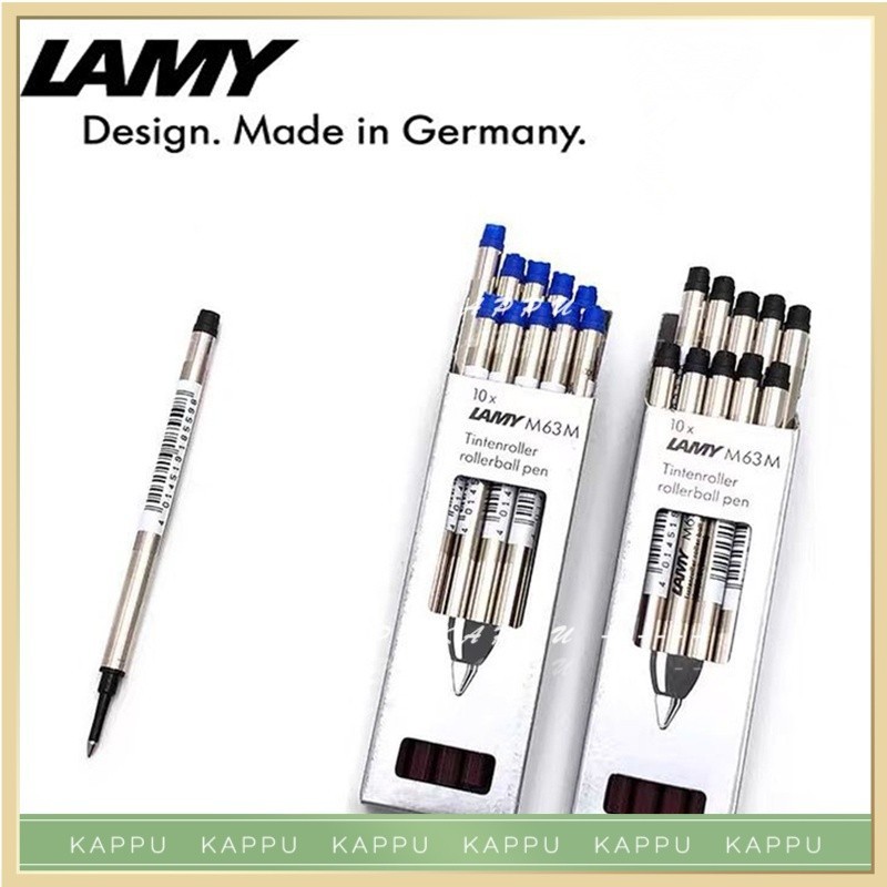 【盒裝10支】德國原裝正品淩美LAMY標準鋼珠筆芯 M63 寶珠筆筆芯 SAFARI Al-star 狩獵者 替換筆芯