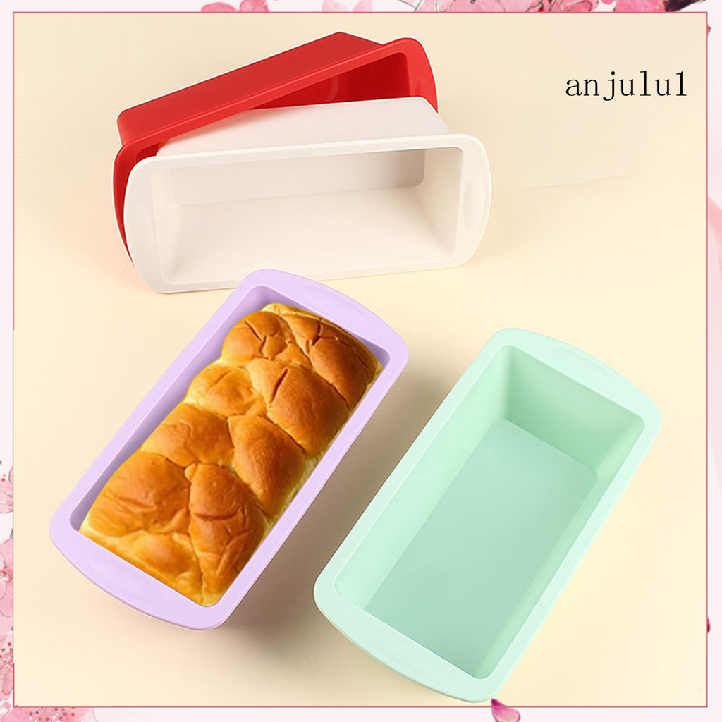 (ANU) 不粘矽膠麵包烤盤帶把手烤箱安全不粘耐熱易脫模麵包烤盤