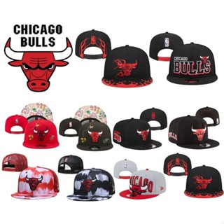 Nba芝加哥公牛隊新款戶外運動時尚可調節平檐帽刺繡棒球