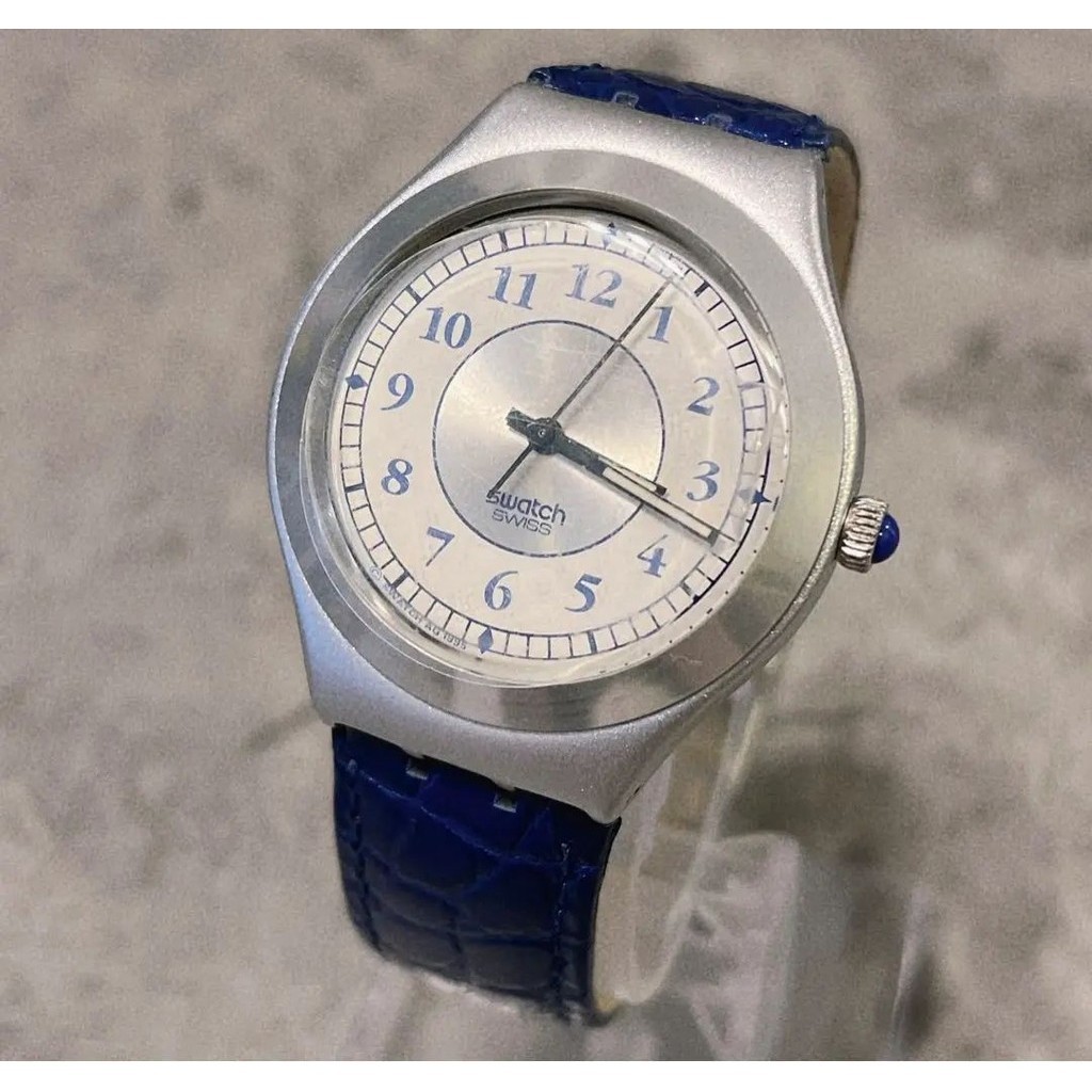 Swatch 手錶 BLUE IRONY yg 日本直送 二手