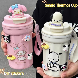 三麗鷗 Sanrio 咖啡杯便攜 480ml 真空保溫杯 BPA-Free 304 不銹鋼耐熱咖啡杯/防潑濺防漏瓶