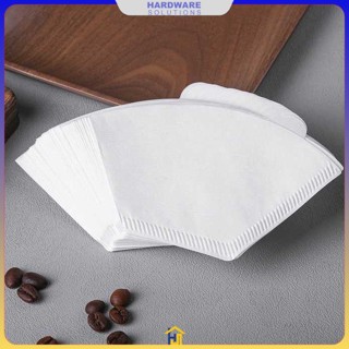 一個兩個杯子咖啡濾紙濾紙V60 1-2杯100 PCS KHM07