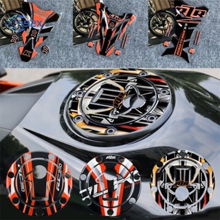 適用於KTM R2R RC390 250 790 Duke碳纖反光3D立體油箱蓋保護貼紙