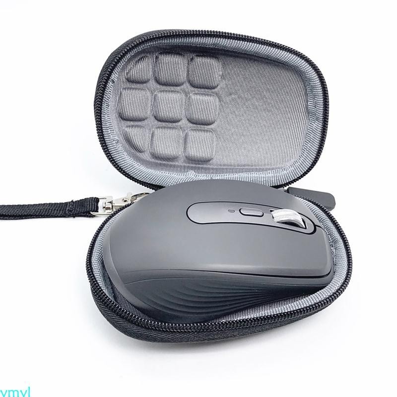 Ymyl 便攜式硬質手提箱鼠標便攜收納袋適用於 MX Anywhere 3 遊戲鼠標適用於旅行家庭辦公室適用於案例