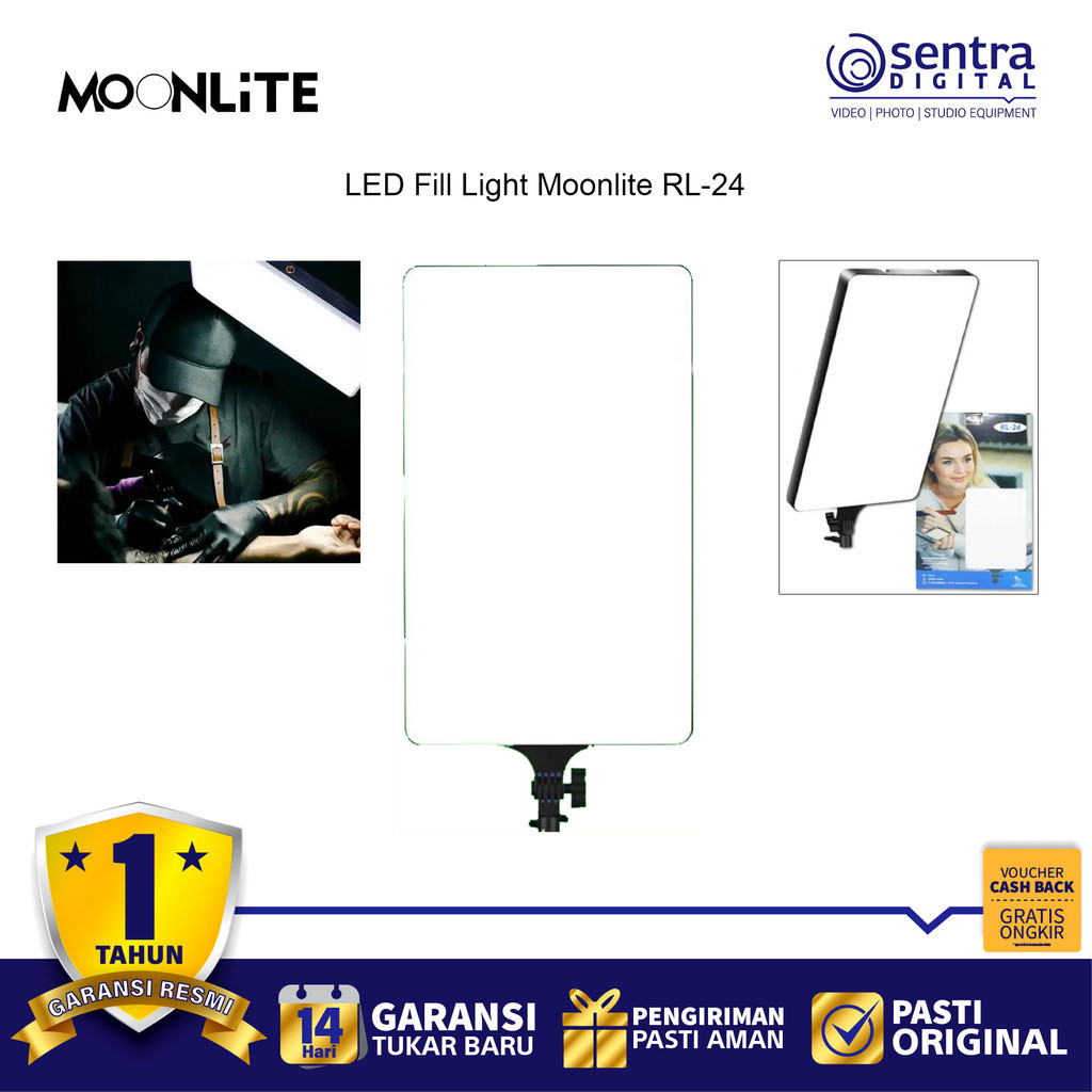 Moonlite RL-24 LED 視頻補光燈雙色